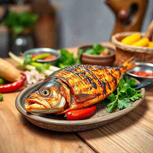 Ikan Bakar - Malaysian Grilled Fish Recipe